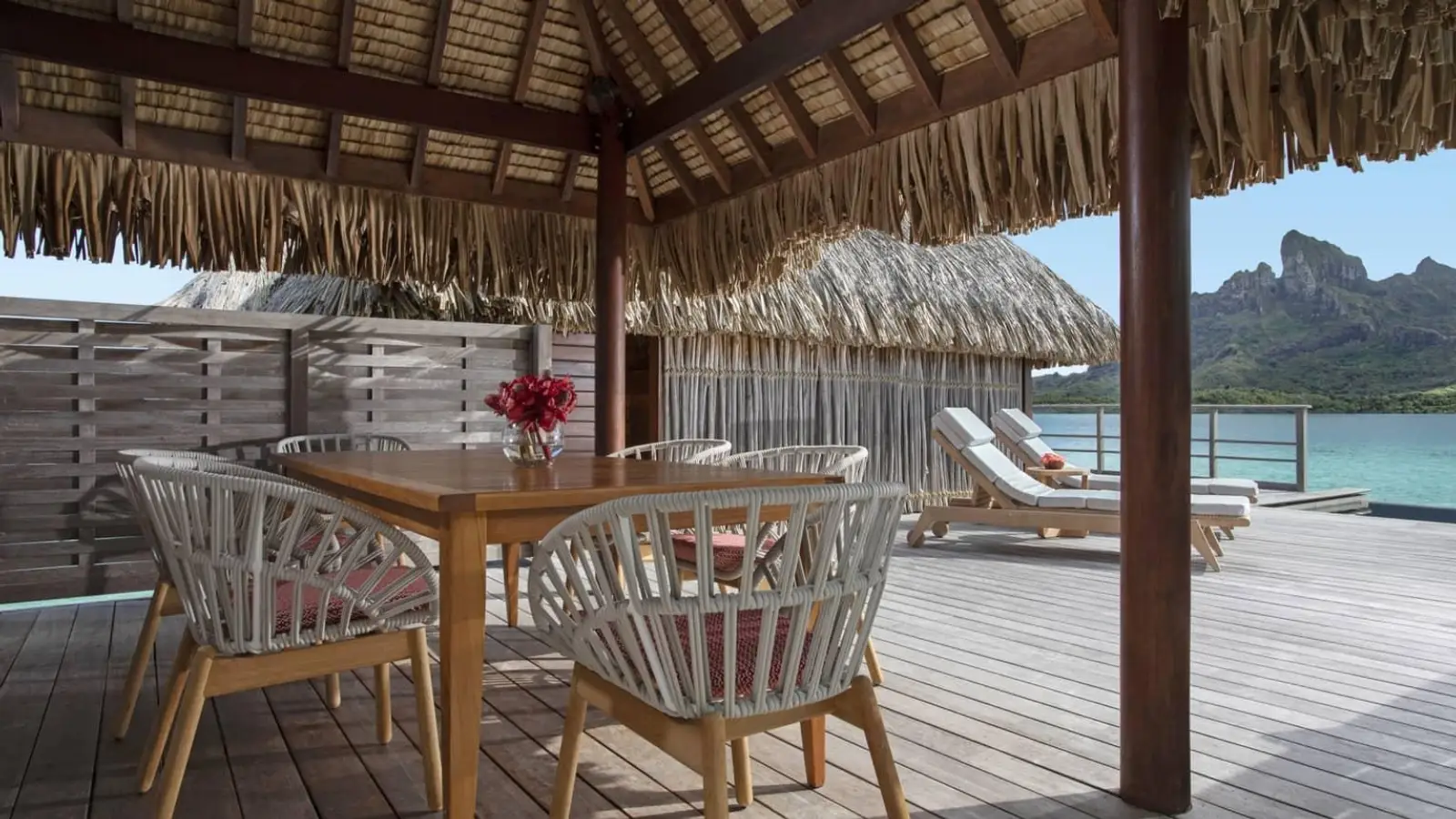 Two-Bedroom Poerava Overwater Bungalow Suite at the Four Seasons Resort Bora Bora