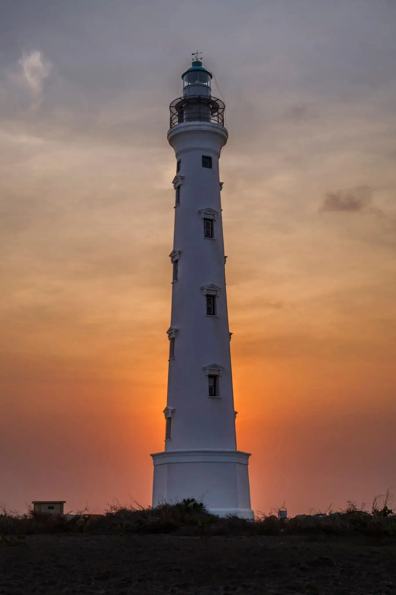 Watch the sunset from the California Lighthouse at the northwestern tip of Aruba to take in panoramic views of the sand dunes and coastline.