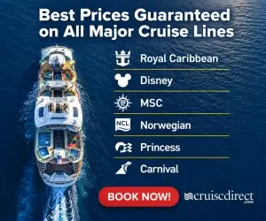 Digital ad for CruiseDirect.com