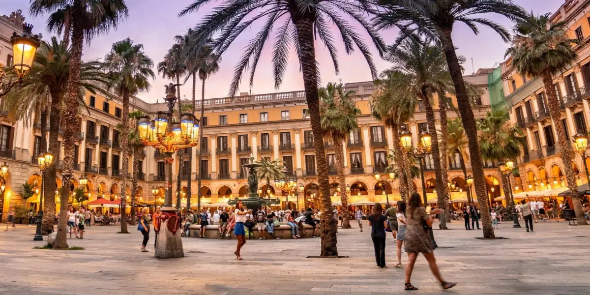 The Gothic Quarter is one of the most atmospheric places in Barcelona with a captivating maze of narrow lanes, stone archways, quiet courtyards and lively plazas.