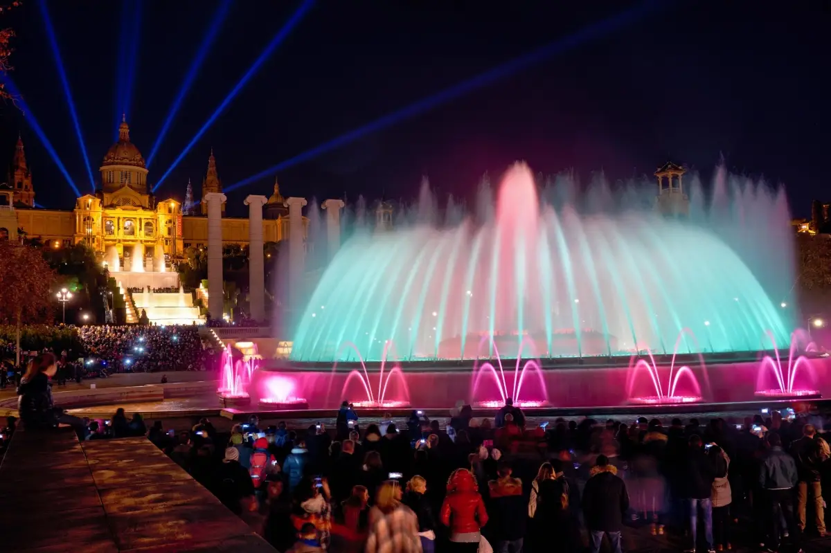 Montjuic is one of Barcelona’s most rewarding places to explore featuring landscaped gardens, museums, historic landmarks, Olympic venues, and scenic viewpoints that come together above the city’s lively streets.