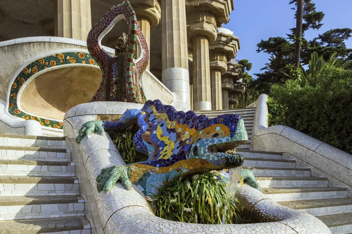High above the lively streets of Barcelona, Park Güell feels like a place where architecture, nature, and imagination have been woven together into one unforgettable landscape.