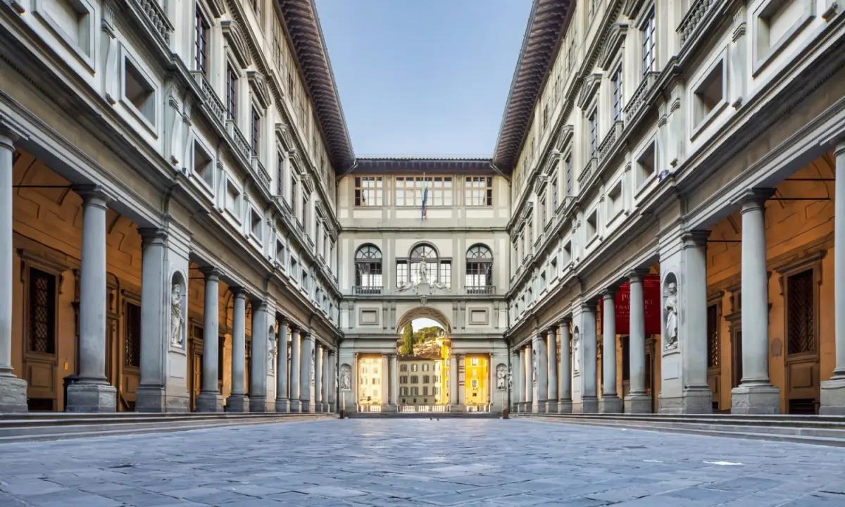 Set beside the Arno River in the historic center of Florence, the Uffizi Gallery is one of the most celebrated art museums in the world and an essential stop for travelers exploring Italy.