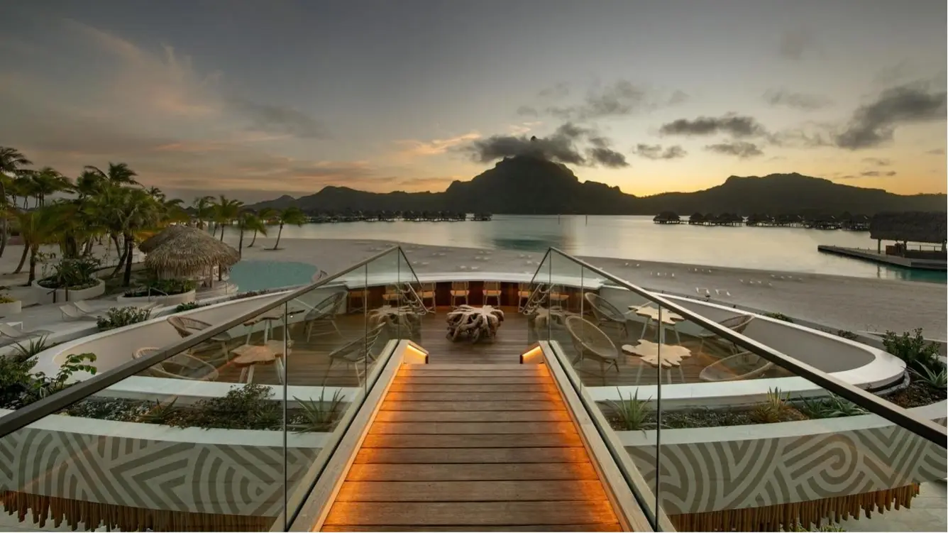 Romantic dining at The Westin Bora Bora Resort and Spa.